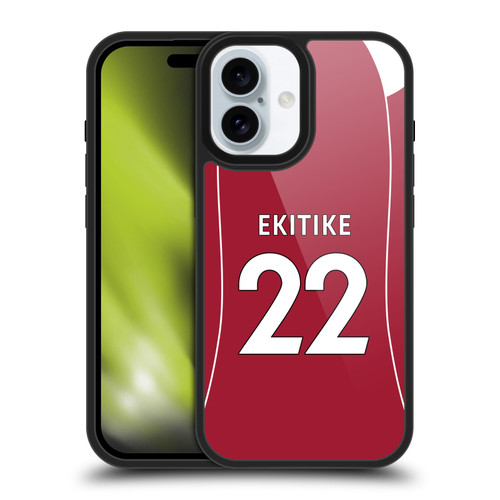 Liverpool Football Club 2025/26 Players Home Kit 1st Group Hugo Ekitiké Gel Armour Case For Apple iPhone 16