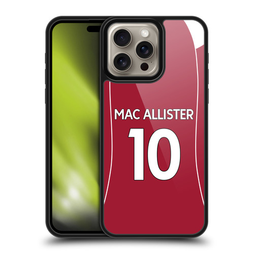 Liverpool Football Club 2025/26 Players Home Kit 1st Group Alexis Mac Allister Gel Armour Case For Apple iPhone 16 Pro Max