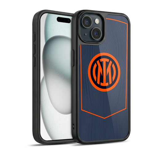 Fc Internazionale Milano 2025/26 Crest Kit Third Gel Armour Case For Apple iPhone 15