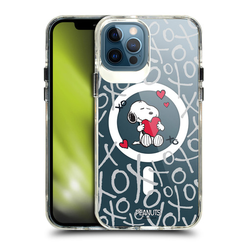 Peanuts Snoopy & Friends XOXO SHOCKPROOF BUMPER CASE COMPATIBLE WITH  & MAGSAFE Apple iPhone 12 / iPhone 12 Pro
