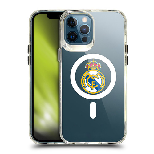 Real Madrid CF Logo Icon Crest SHOCKPROOF BUMPER CASE COMPATIBLE WITH  & MAGSAFE Apple iPhone 12 Pro Max