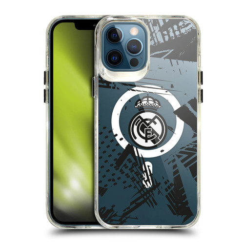 Real Madrid CF Logo Icon Urban SHOCKPROOF BUMPER CASE COMPATIBLE WITH  & MAGSAFE Apple iPhone 12 Pro Max