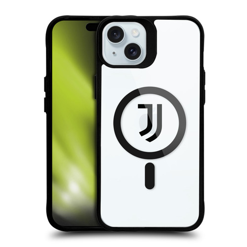 Juventus Football Club Logo Icon Black BLACK SHOCKPROOF BUMPER CASE COMPATIBLE WITH  & MAGSAFE Apple iPhone 15 Plus