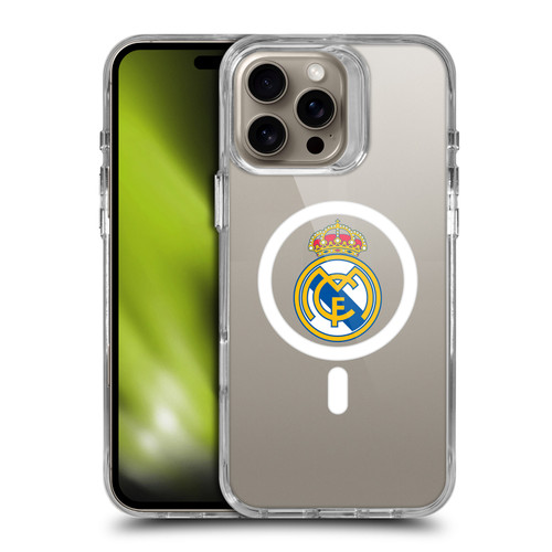 Real Madrid CF Logo Icon Crest SHOCKPROOF BUMPER CASE COMPATIBLE WITH  & MAGSAFE Apple iPhone 16 Pro Max