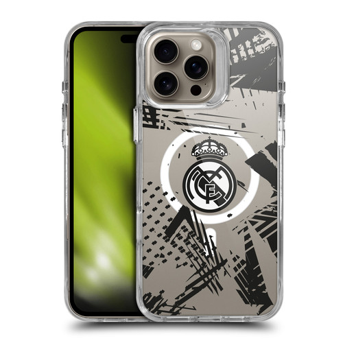 Real Madrid CF Logo Icon Urban SHOCKPROOF BUMPER CASE COMPATIBLE WITH  & MAGSAFE Apple iPhone 16 Pro Max