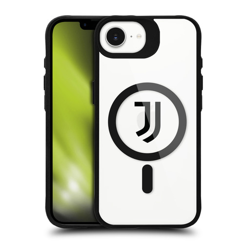 Juventus Football Club Logo Icon Black BLACK SHOCKPROOF BUMPER CASE COMPATIBLE WITH Apple iPhone 16e / Apple iPhone 17e & MAGSAFE
