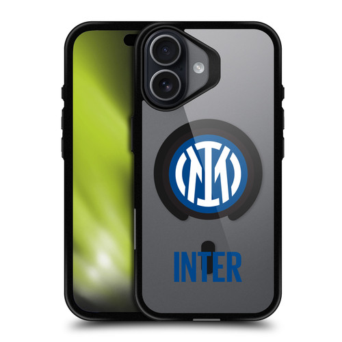 Fc Internazionale Milano Logo Icon Crest Inter BLACK SHOCKPROOF BUMPER CASE COMPATIBLE WITH  & MAGSAFE Apple iPhone 17