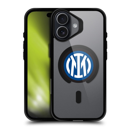 Fc Internazionale Milano Logo Icon Crest BLACK SHOCKPROOF BUMPER CASE COMPATIBLE WITH  & MAGSAFE Apple iPhone 17