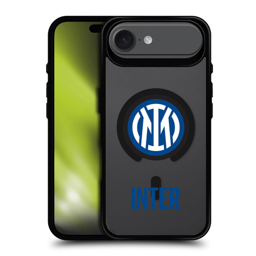 Fc Internazionale Milano Logo Icon Crest Inter BLACK SHOCKPROOF BUMPER CASE COMPATIBLE WITH  & MAGSAFE Apple iPhone 17 Air