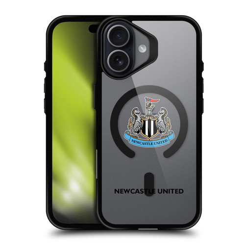 Newcastle United Football Club Logo Icon Crest Logotype BLACK SHOCKPROOF BUMPER CASE COMPATIBLE WITH  & MAGSAFE Apple iPhone 17