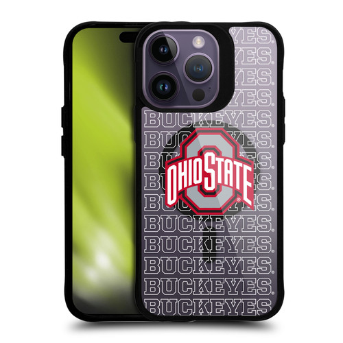 Ohio State University Logo Icon Outline Buckeyes BLACK SHOCKPROOF BUMPER CASE COMPATIBLE WITH  & MAGSAFE Apple iPhone 14 Pro Max