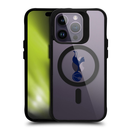 Tottenham Hotspur F.C. Logo Icon Cockerel BLACK SHOCKPROOF BUMPER CASE COMPATIBLE WITH  & MAGSAFE Apple iPhone 14 Pro