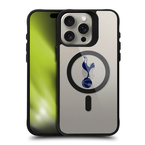 Tottenham Hotspur F.C. Logo Icon Cockerel BLACK SHOCKPROOF BUMPER CASE COMPATIBLE WITH  & MAGSAFE Apple iPhone 15 Pro Max