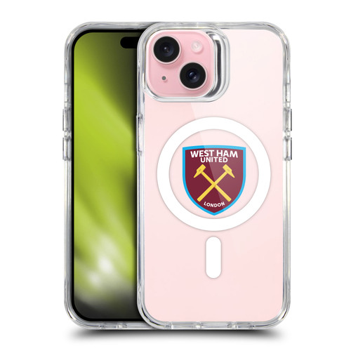 West Ham United FC Logo Icon Crest SHOCKPROOF BUMPER CASE COMPATIBLE WITH  & MAGSAFE Apple iPhone 15