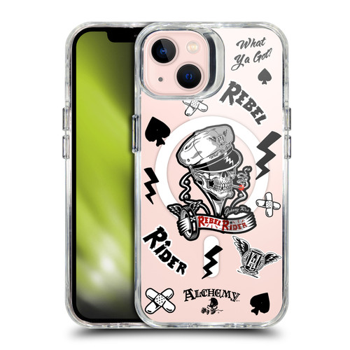 Alchemy Gothic Gothic Art Rebel Rider SHOCKPROOF BUMPER CASE COMPATIBLE WITH  & MAGSAFE Apple iPhone 13