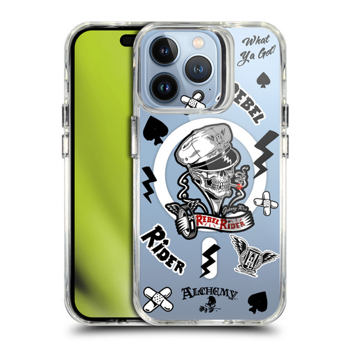 Alchemy Gothic Gothic Art Rebel Rider SHOCKPROOF BUMPER CASE COMPATIBLE WITH  & MAGSAFE Apple iPhone 13 Pro