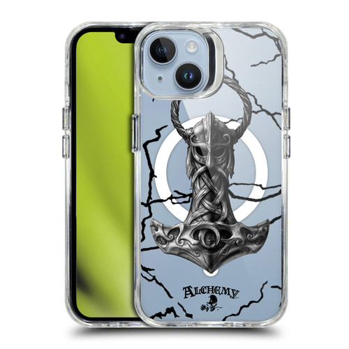 Alchemy Gothic Gothic Art Mjolnir Hammer SHOCKPROOF BUMPER CASE COMPATIBLE WITH  & MAGSAFE Apple iPhone 14
