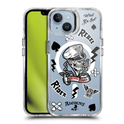 Alchemy Gothic Gothic Art Rebel Rider SHOCKPROOF BUMPER CASE COMPATIBLE WITH  & MAGSAFE Apple iPhone 14