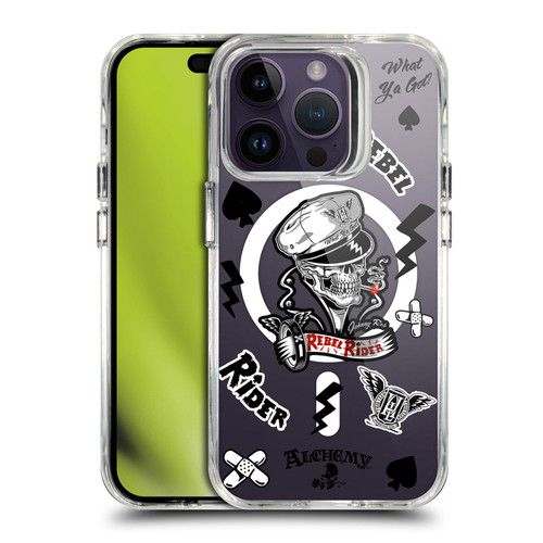 Alchemy Gothic Gothic Art Rebel Rider SHOCKPROOF BUMPER CASE COMPATIBLE WITH  & MAGSAFE Apple iPhone 14 Pro