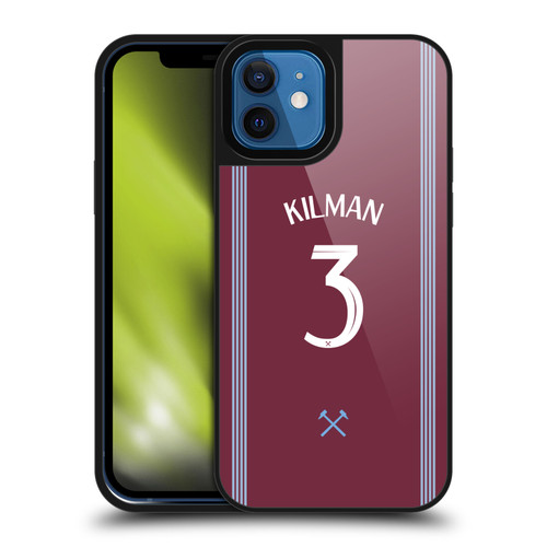West Ham United FC 2025/26 Players Home Kit Maximilian Kilman Gel Armour Case For Apple iPhone 12 / iPhone 12 Pro