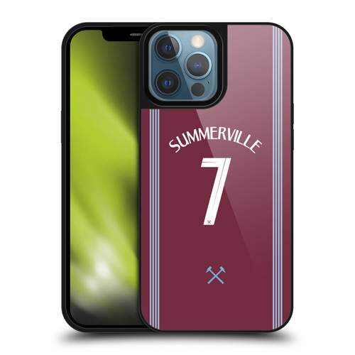 West Ham United FC 2025/26 Players Home Kit Crysencio Summerville Gel Armour Case For Apple iPhone 13 Pro Max