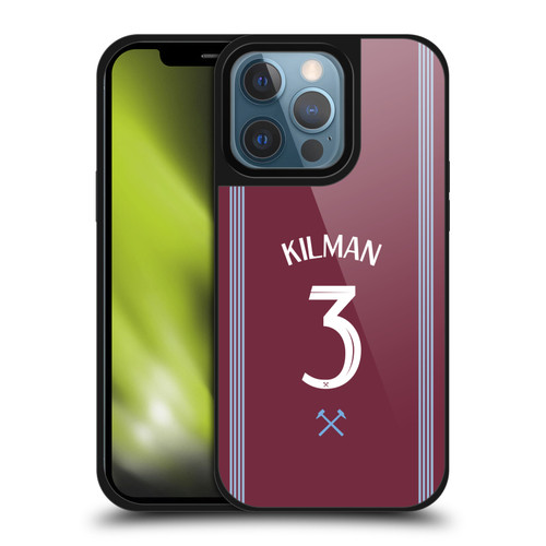 West Ham United FC 2025/26 Players Home Kit Maximilian Kilman Gel Armour Case For Apple iPhone 13 Pro