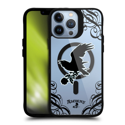 Alchemy Gothic Gothic Art Nevermore BLACK SHOCKPROOF BUMPER CASE COMPATIBLE WITH  & MAGSAFE Apple iPhone 13 Pro Max