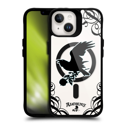 Alchemy Gothic Gothic Art Nevermore BLACK SHOCKPROOF BUMPER CASE COMPATIBLE WITH Apple iPhone 14 & MAGSAFE