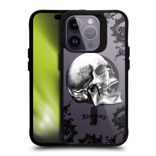 Alchemy Gothic Gothic Art De Profundis BLACK SHOCKPROOF BUMPER CASE COMPATIBLE WITH  & MAGSAFE Apple iPhone 14 Pro