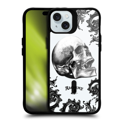 Alchemy Gothic Gothic Art De Profundis BLACK SHOCKPROOF BUMPER CASE COMPATIBLE WITH Apple iPhone 15 Plus & MAGSAFE