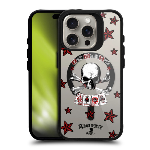 Alchemy Gothic Gothic Art Dead Man's Hand BLACK SHOCKPROOF BUMPER CASE COMPATIBLE WITH Apple iPhone 15 Pro & MAGSAFE