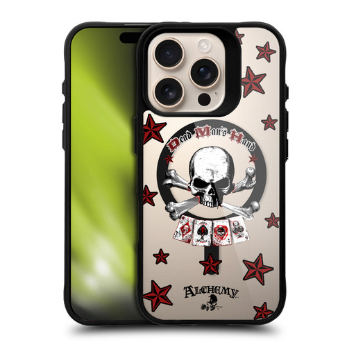 Alchemy Gothic Gothic Art Dead Man's Hand BLACK SHOCKPROOF BUMPER CASE COMPATIBLE WITH Apple iPhone 16 Pro & MAGSAFE