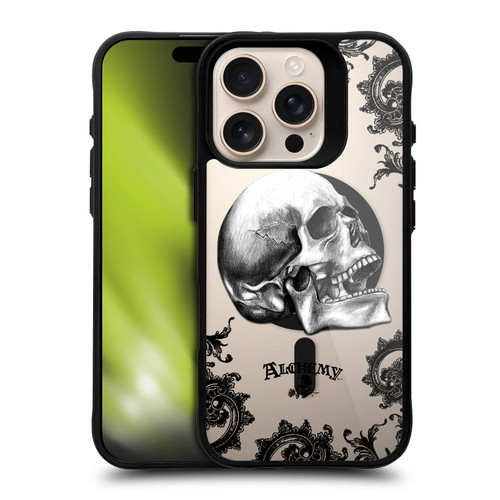 Alchemy Gothic Gothic Art De Profundis BLACK SHOCKPROOF BUMPER CASE COMPATIBLE WITH Apple iPhone 16 Pro & MAGSAFE