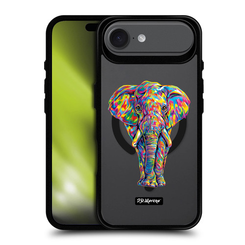 P.D. Moreno Gothic Art Elephant BLACK SHOCKPROOF BUMPER CASE COMPATIBLE WITH  & MAGSAFE Apple iPhone 17 Air