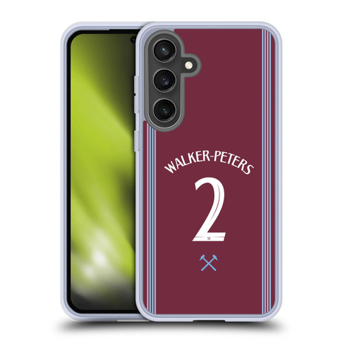 West Ham United FC 2025/26 Players Home Kit Kyle Walker-Peters Soft Gel Case for Samsung Galaxy S24 FE