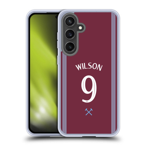 West Ham United FC 2025/26 Players Home Kit Callum Wilson Soft Gel Case for Samsung Galaxy S24 FE