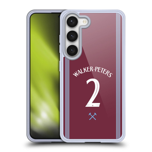 West Ham United FC 2025/26 Players Home Kit Kyle Walker-Peters Soft Gel Case for Samsung Galaxy S23 5G