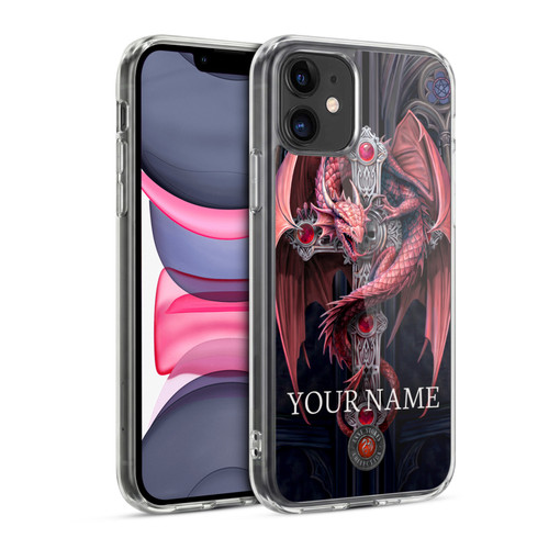 Custom Customised Personalised Anne Stokes Art Gothic Guardians Soft Gel Case for Apple iPhone 11