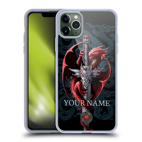 Custom Customised Personalised Anne Stokes Art Dagger Soft Gel Case for Apple iPhone 11 Pro Max