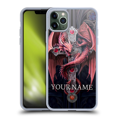 Custom Customised Personalised Anne Stokes Art Gothic Guardians Soft Gel Case for Apple iPhone 11 Pro Max