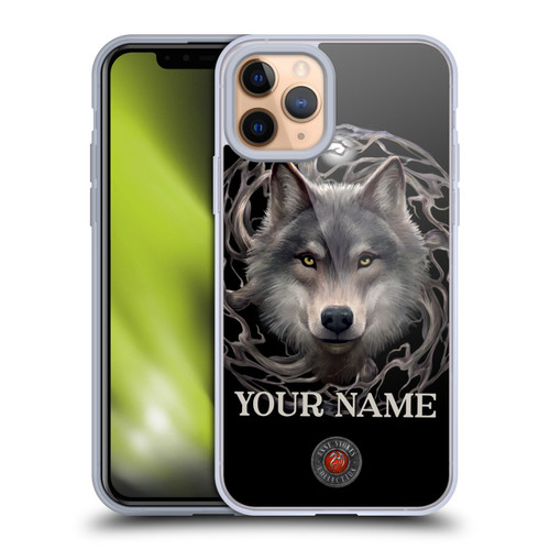 Custom Customised Personalised Anne Stokes Art Night Forest Soft Gel Case for Apple iPhone 11 Pro