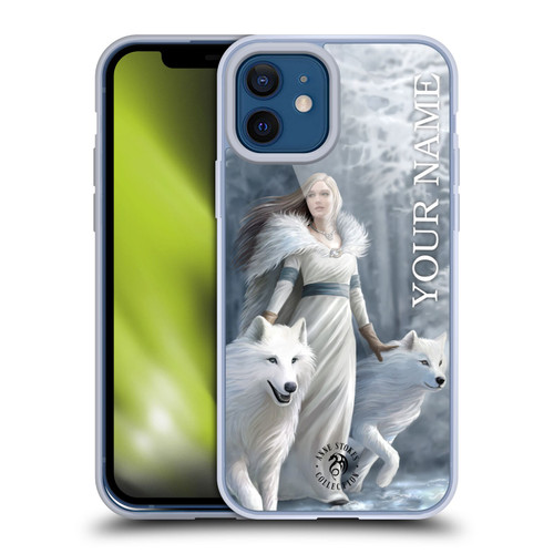 Custom Customised Personalised Anne Stokes Art Winter Guardians Soft Gel Case for Apple iPhone 12 / iPhone 12 Pro