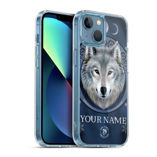 Custom Customised Personalised Anne Stokes Art Lunar Soft Gel Case for Apple iPhone 13 Mini & MagSafe