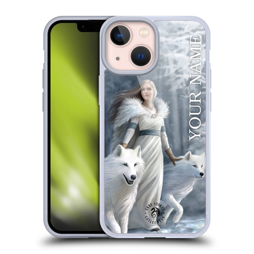 Custom Customised Personalised Anne Stokes Art Winter Guardians Soft Gel Case for Apple iPhone 13 Mini