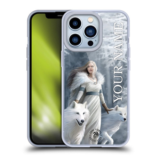 Custom Customised Personalised Anne Stokes Art Winter Guardians Soft Gel Case for Apple iPhone 13 Pro