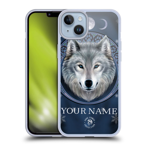 Custom Customised Personalised Anne Stokes Art Lunar Soft Gel Case for Apple iPhone 14 Plus