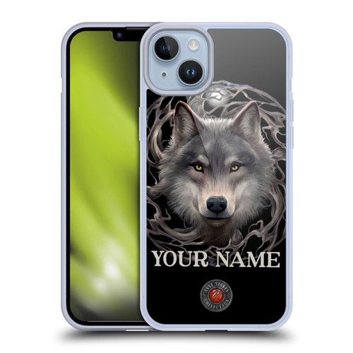 Custom Customised Personalised Anne Stokes Art Night Forest Soft Gel Case for Apple iPhone 14 Plus