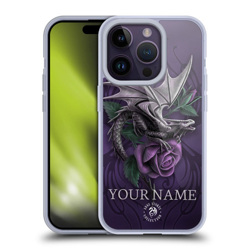 Custom Customised Personalised Anne Stokes Art Beauty 2 Soft Gel Case for Apple iPhone 14 Pro