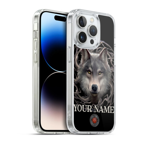 Custom Customised Personalised Anne Stokes Art Night Forest Soft Gel Case for Apple iPhone 14 Pro & MagSafe