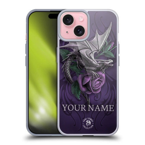 Custom Customised Personalised Anne Stokes Art Beauty 2 Soft Gel Case for Apple iPhone 15
